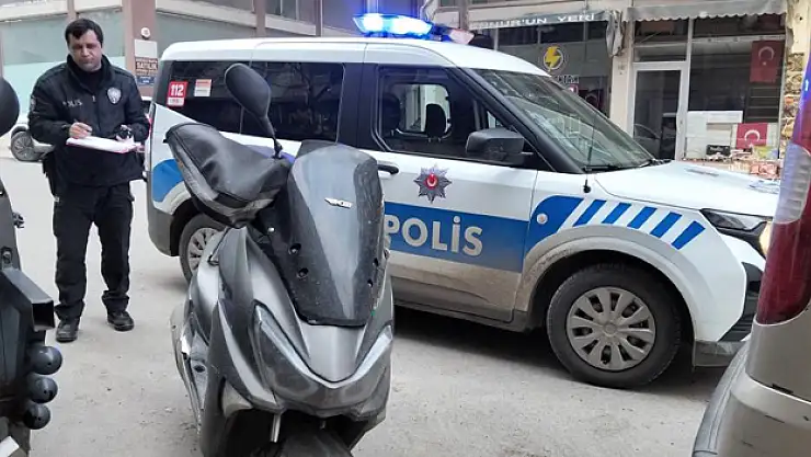 Motosikletin sürücüsü yaralandı