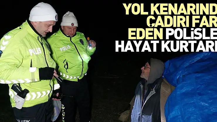 Polisler hayat kurtardı