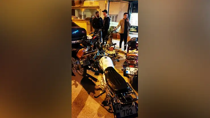 konya'da motosiklet denetimi