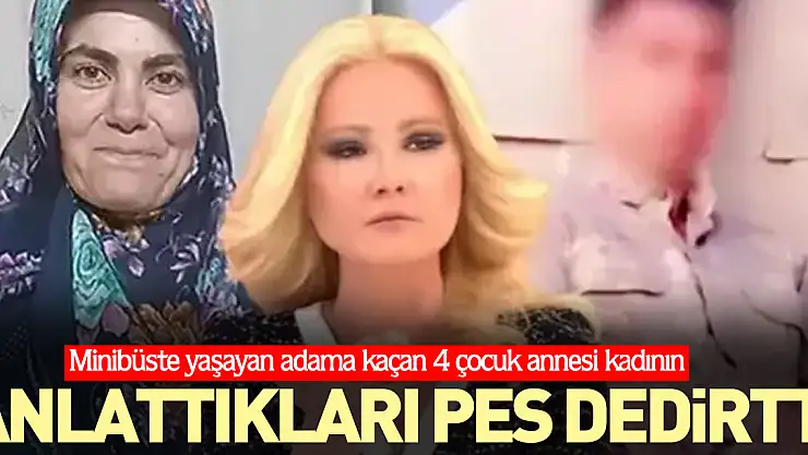 4 çocuk annesi kadın minibüste yaşayan adama kaçtı
