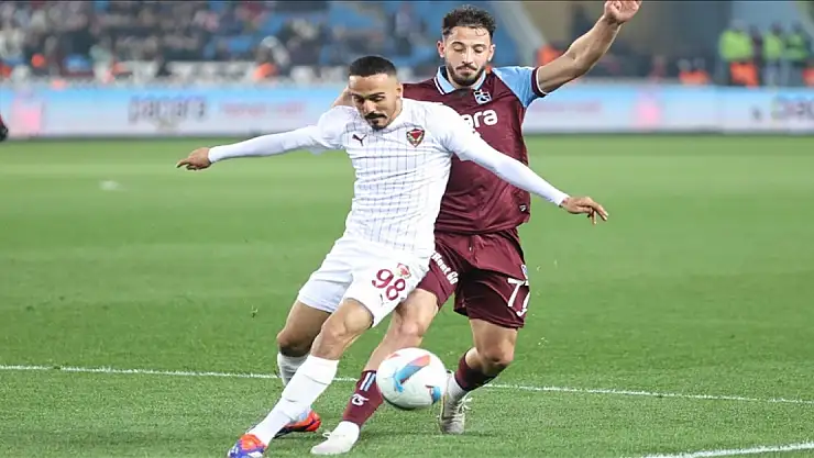 Atakaş Hatayspor, Trabzonspor'u mağlup etti