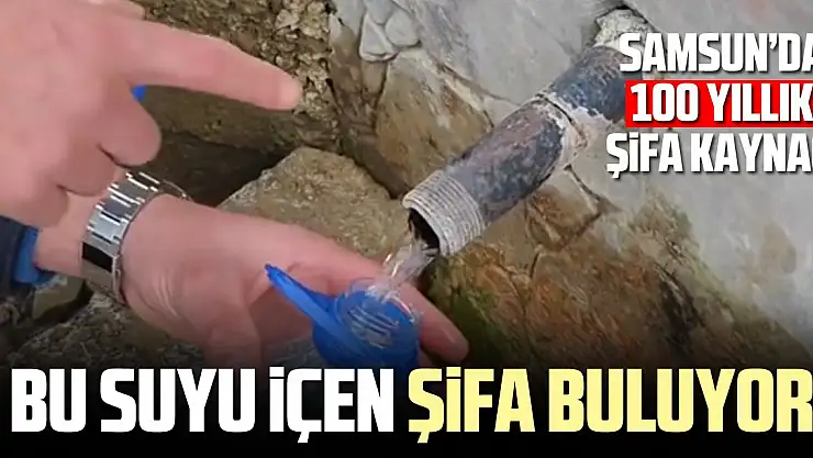 Bu suyu içen şifa buluyor