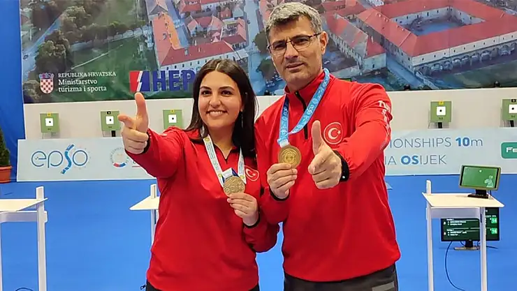 Yusuf Dikeç-Şevval İlayda Tarhan ikilisi, Avrupa şampiyonluğuna ulaştı