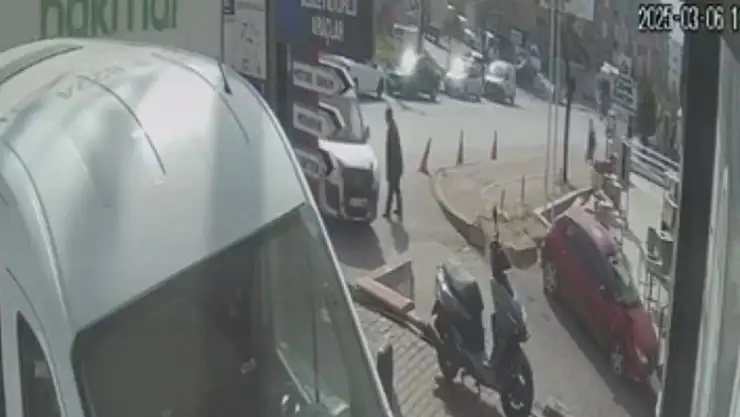 Ticari araç yayaya çarptı