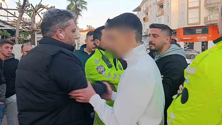 'Trafik polisi' rolüne girince ortam gerildi