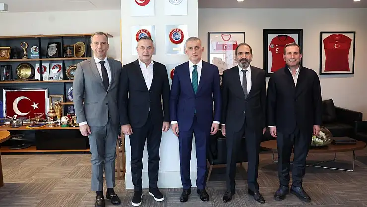 Marijan Kustic'ten, TFF Başkanı Hacıosmanoğlu'na ziyaret