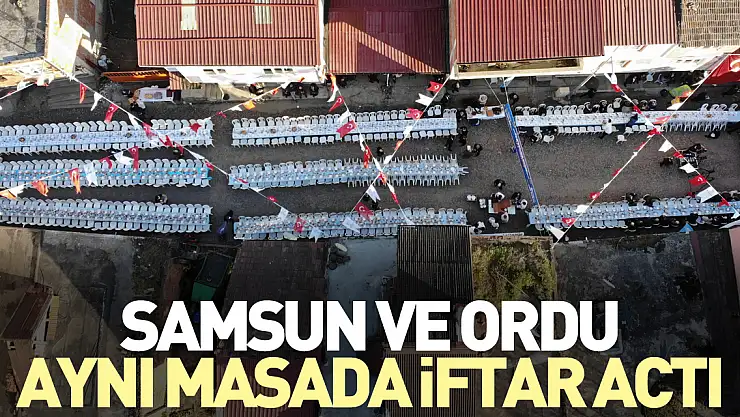 İki şehir bir sofrada buluştu