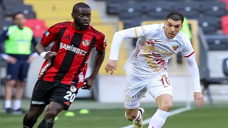 Gaziantep FK, sahasında Kayserispor'u tek golle geçti