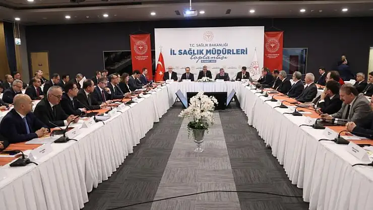 Sağlık Bakanı Memişoğlu, 81 ilin sağlık müdürü ile buluştu