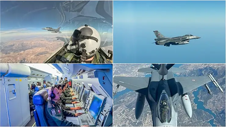 Hava Kuvvetlerinden Kıbrıs Adası uçuşu