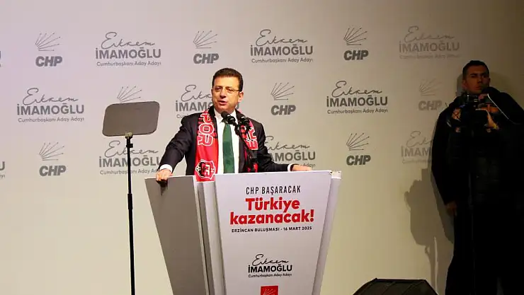 İmamoğlu, Erzincan'da konuştu