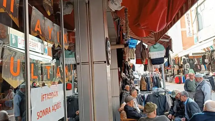 Oruçlular için dinlenme mekanına dönüştü