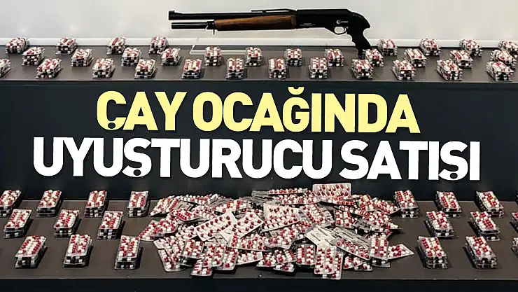 Çay ocağında uyuşturucu satışı