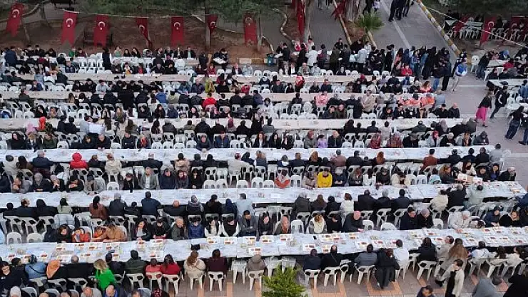 Şehitler için iftar düzenlendi