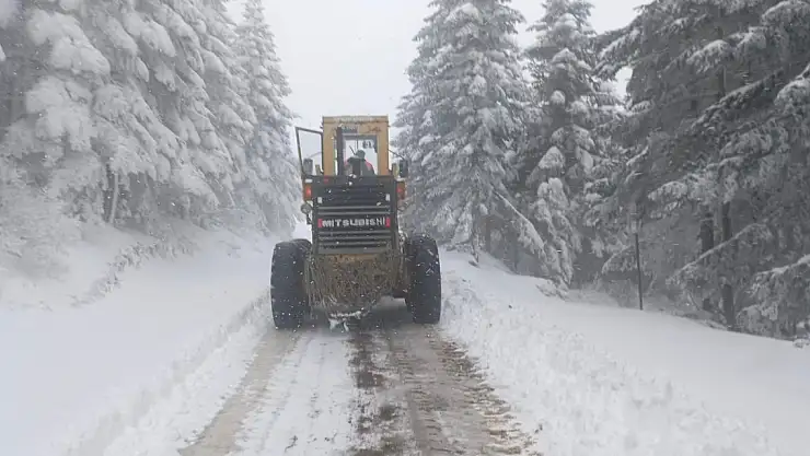 Yakakent'te kar yağışı başladı
