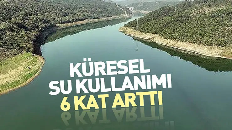 Küresel su kullanımı 6 kat arttı