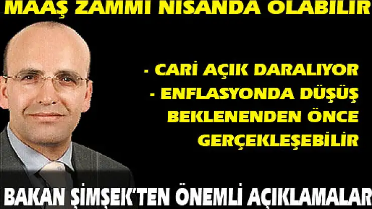 Şimşek: Memur maaş zammı nisana yetişebilir