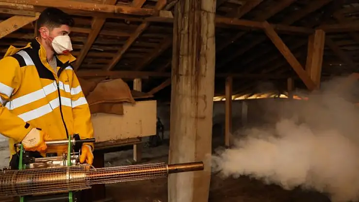 8 ilçede 154 mahalle ilaçlandı