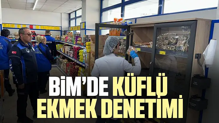 BiM'DE KÜFLÜ EKMEK DENETİMİ