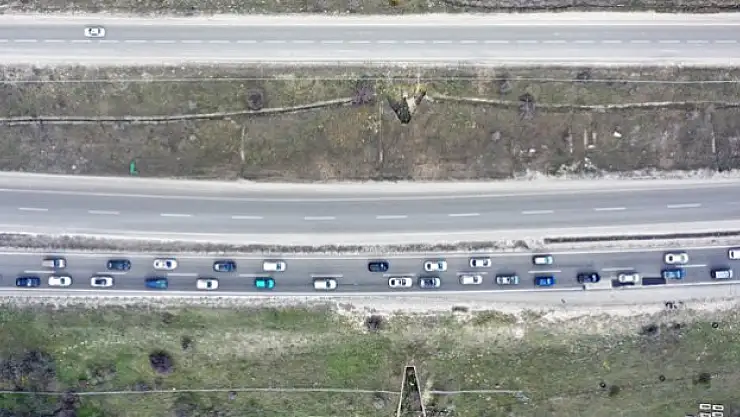 Anadolu Otoyolu'nda bayram tatili hareketliliği