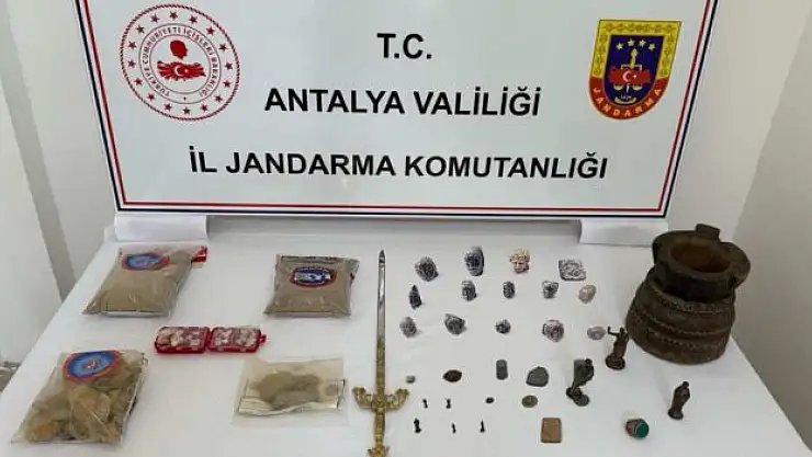 75 parça arkeolojik eser yakalandı
