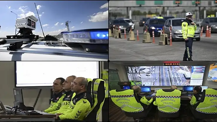 Jandarma bayram trafiğini havadan ve karadan denetliyor