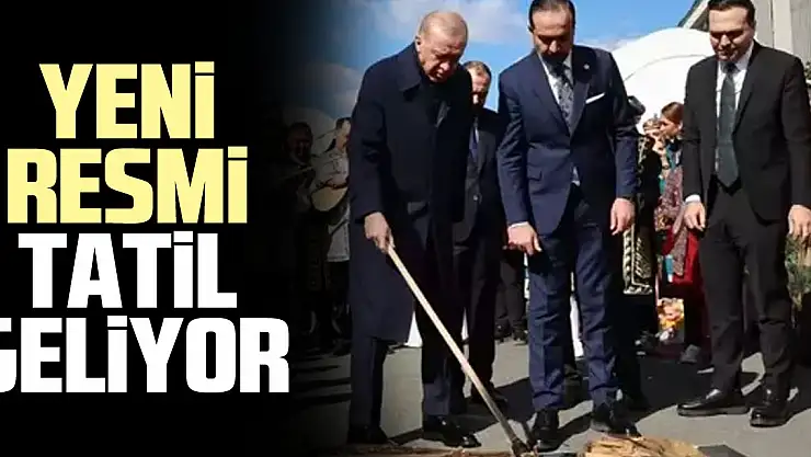 YENi RESMi TATiL GELiYOR