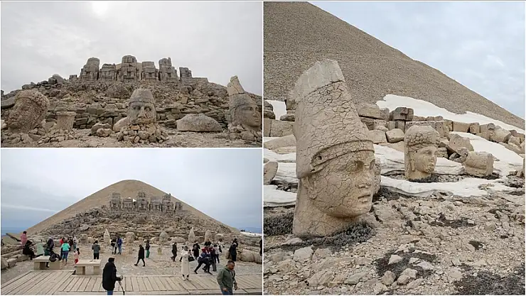 Nemrut Dağı'nı bayramda 6 bin kişi ziyaret etti