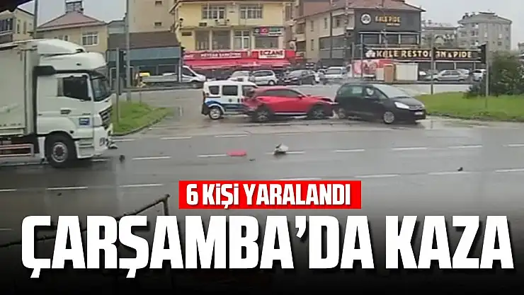 Samsun'da kaza: 6 yaralı