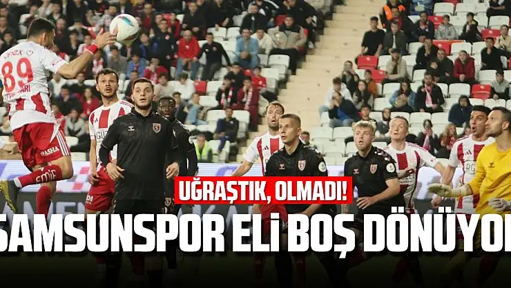 Yine Puansız: Antalyaspor: 2 - Samsunspor: 1