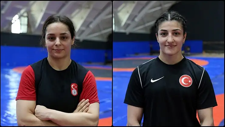 Milli güreşçiler Elvira ve Tuba'nın hedefi altın