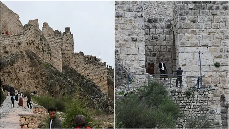 Kahta Kalesi'nde ziyaretçi yoğunluğu yaşanıyor