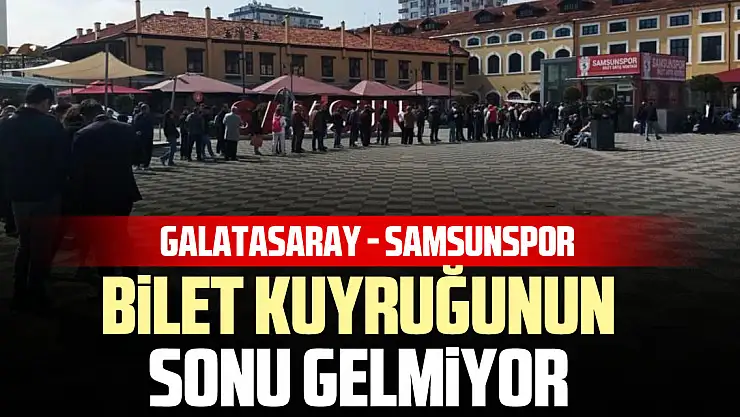 Bilet kuyruğunun sonu gelmiyor