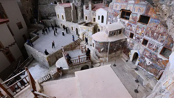 Sümela Manastırına 13 bin 826 ziyaret