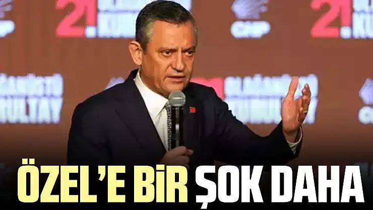 ÖZEL'E BiR ŞOK DAHA