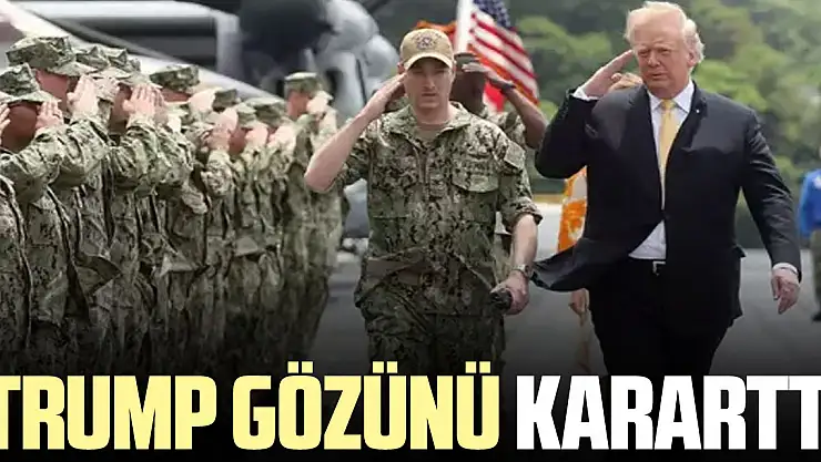 TRUMP GÖZÜNÜ KARARTTI