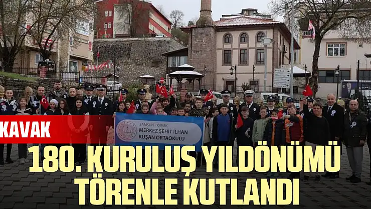 180. kuruluş yıldönümü törenle kutlandı