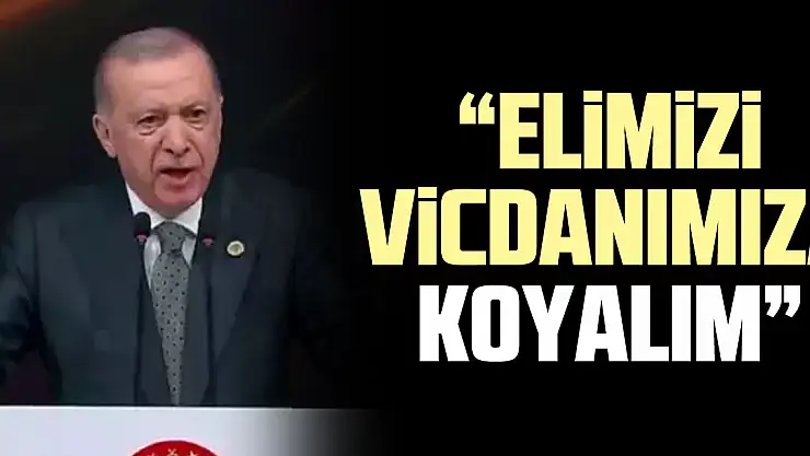 'Elimizi vicdanımıza koyalım'