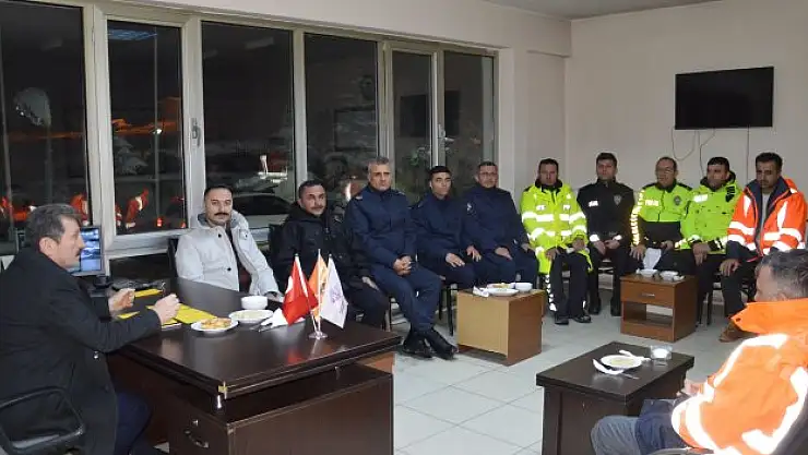 Vali Tavlı'dan kara yolunda inceleme