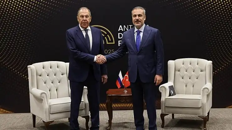 Bakan Fidan, mevkidaşı Lavrov ile görüştü