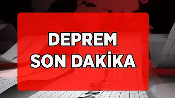 Karadeniz'de korkutan deprem