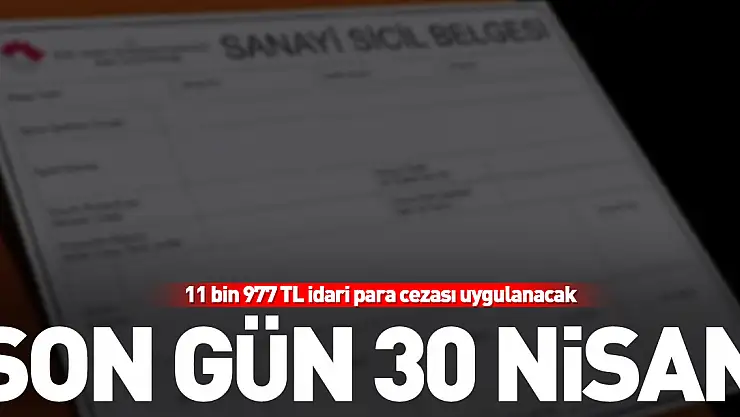 Son gün 30 Nisan