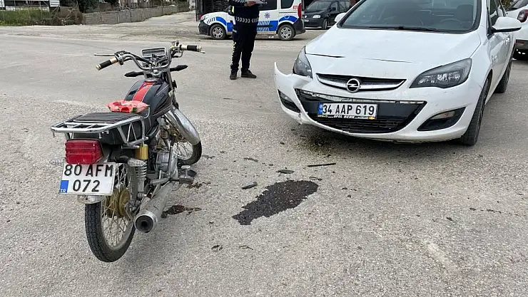 Osmaniye'de Çarpışma sonucu 2 yaralı