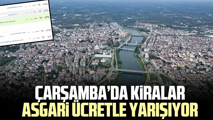 ÇARŞAMBA'DA KiRALAR ASGARi ÜCRETLE YARIŞIYOR