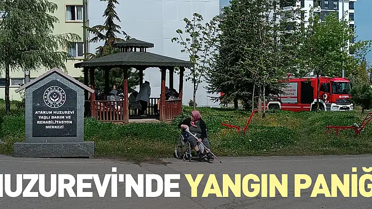 Huzurevi'nde yangın paniği