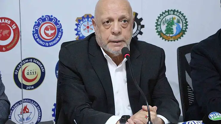 Hak-İş Genel Başkanı Mahmut Arslan: 'Türkiye'nin her yerini 1 Mayıs alanı olarak ilan ettik'