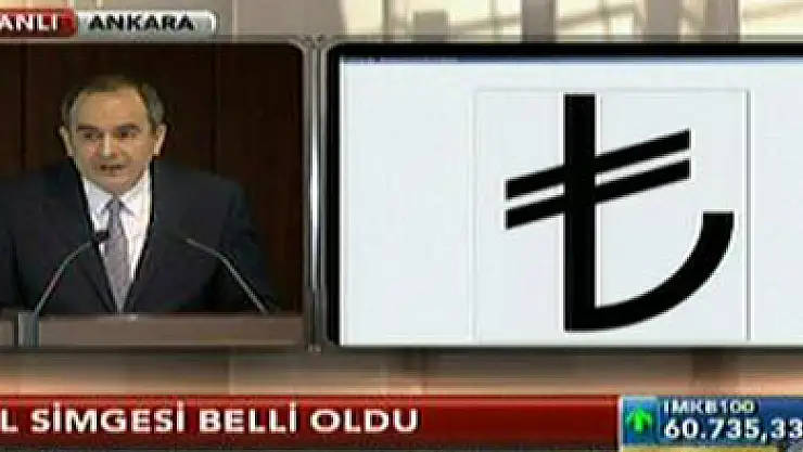 İşte TL'nin yeni sembolü