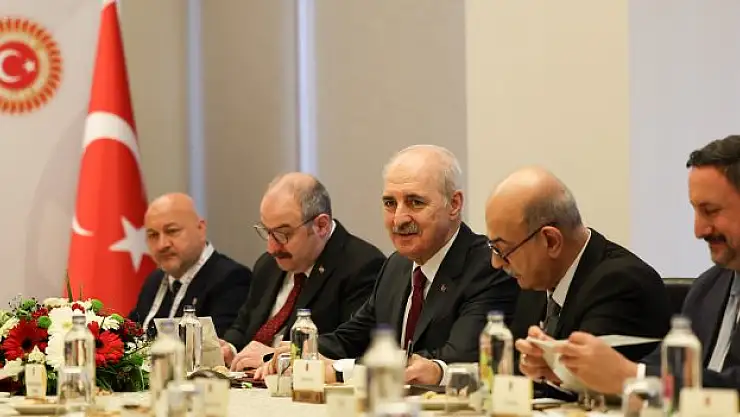 TBMM Başkanı Numan Kurtulmuş, Ghobash'a teşekkür etti