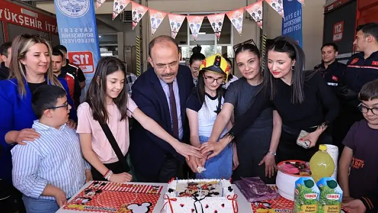 İtfaiye ekiplerinden sürpriz