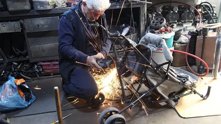 'Tavsiye ile bebek arabası tamiri yapmaya başladım'